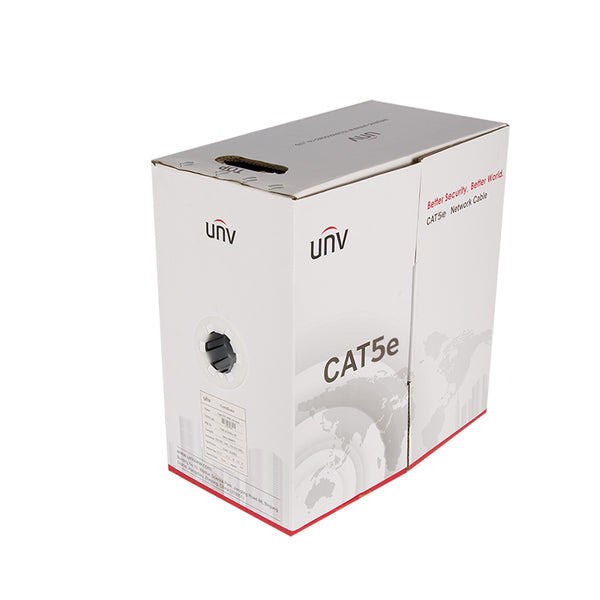 UNV CAT5e UL CMR (350 Mhz) 24AWG Riser 1000FT Pull Box Network Cable Gray